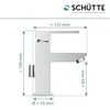 SCHÜTTE TOKYO II umyvadlová baterie s táhlem, vodovodní Náhled obrázku produktu 4