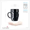PLATINUX Schwarze Biergläser 500ml mit Henkel Bierkrug Set Produktbild-Vorschau 5