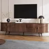 Merax Ovaler TV-Ständer  mit 4 Schubladen und 2 Rolltüren, Produktbild-Vorschau 2