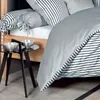 Janine Streifen-Bettwäsche modern classic anthrazit Bezug Produktbild-Vorschau 3