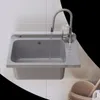 Granitan - Lavatoio - Lavandino 58x38 cm - Lavello grigio - Anteprima dell’immagine prodotto 3