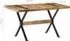 "Winter Sale"Esstisch 140x70x76 cm Raues Mangoholz - Produktbild-Vorschau 7