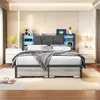 ProximaX Polsterdoppelbett 160 x 200 cm, Metallbett mit 2 Produktbild-Vorschau 2
