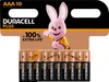 A package of Duracell AAA batteries with a cartoon bunny mascot. Produktbild-Vorschau