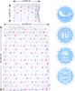 Amilian Kinderbettwäsche 2-teilig – 100×135 & 40×60 cm – Produktbild-Vorschau 2