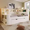 Merax Tagesbett Einzelbett 90x190 cm mit Ausziehbett, , Produktbild-Vorschau 6
