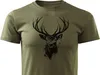 HUNT G-61 T-shirt Jäger Herren Baumwolle - Grün, Hirsch - L Produktbild-Vorschau 1