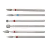 6pcs/paquet Kit de forets en acier inoxydable pour ongles Voir les images du produit 2