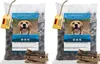 Two bags of dog treats with a dog's picture on the label. Produktbild-Vorschau