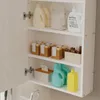 Weißer Hängeschrank für das Badezimmer mit Regalböden, Produktbild-Vorschau 4