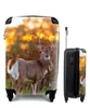 MuchoWow® Koffer Handgepäck Trolley Rollkoffer Kleine Produktbild-Vorschau 1
