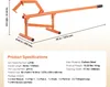 SucceBuy 46,5" zdvihák na polená Timberjack, odolná oceľ, Náhľad obrázku produktu 7
