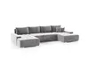 Wohnlandschaft Sofa mit Schlaffunktion VOGAR Stoff Monolith Produktbild-Vorschau 1