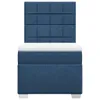 vidaXL Boxspringbett mit Matratze Blau 90x190 cm Stoff Produktbild-Vorschau 6