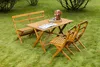 LAXO (LATINA) Outdoor-Essset, Honig, Tisch + 2 Stühle + Produktbild-Vorschau 2
