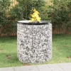 vidaXL Gabbione per caminetto Ø 50 cm Ferro zincato Anteprima dell’immagine prodotto 6