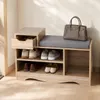 Schuhschränke Eiche farbe 80x30x52 cm, Schuhbank mit Produktbild-Vorschau 1
