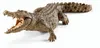 A realistic model of a crocodile with its mouth open, shown from a slightly elevated side angle against a white background. Anteprima dell’immagine prodotto