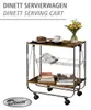 WENKO Chariot de cuisine DINE Serveur sur roulettes Trolley Voir les images du produit 3