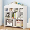 103x30x100cm, Kinderregal mit 9 Fächern,Burgdesign Produktbild-Vorschau 1