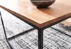 FineBuy Couchtisch quadratisch 60x60 cm Akazie Massivholz · Produktbild-Vorschau 4
