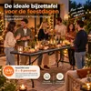 Skládací stůl Rijoka, vzhled dřeva, zahradní stůl – Náhled obrázku produktu 14