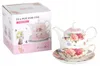 Zestaw do herbaty porcelanowa filiżanka i czajniczek 400ml Podgląd zdjęcia produktu 6