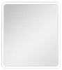 LED Badspiegel 40×45 cm, Aluminiumrahmen, Lichtfarbe Produktbild-Vorschau 1
