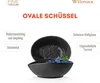 Wilmax Ovale Schale Schwarz 19 x 15 x 6 cm Porzellan Produktbild-Vorschau 5