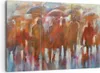Bild auf Leinwand - Leinwandbild - 3 Teile - Regenschirme Produktbild-Vorschau 1