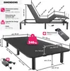 Cadre de lit avec sommier électrique Comfort Easy Flex - Voir les images du produit 6