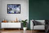MuchoWow® Gerahmtes Poster Marmor - Gold - Abstrakt - Blau Produktbild-Vorschau 6
