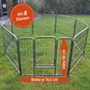 zooprinz Welpenauslauf | Dog Run L | Metall | 80 cm hoch | Produktbild-Vorschau 2