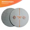 ECENCE Rauchmelder Magnethalter 20 Stück selbstklebende Produktbild-Vorschau 5