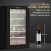 Chladnička na víno HOMCOM 65 l, chladnička na nápoje s Náhľad obrázku produktu 7