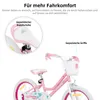 HILAND Vélo d'enfant 18 pouces pour filles avec panier & Voir les images du produit 2