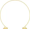 vidaXL Hochzeitsbogen Gold 220 x 45 x 200 cm Stahl Produktbild-Vorschau 1