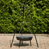 Griglia sospesa con fuoco 52 cm Acciaio nero con griglia Anteprima dell’immagine prodotto 12
