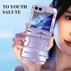 Per Samsung Galaxy Z Flip7 FE / Flip6 5G Design placcatura Anteprima dell’immagine prodotto 5