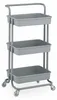 Carrello Relaxdays, 3 ripiani, carrello da servizio, Anteprima dell’immagine prodotto 10