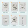 6 in1 Chaise haute pour enfant avec transat et chaise à Voir les images du produit 3