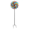 Metall Windrad bunt - 210 x 61 cm - Deko Windspiel Produktbild-Vorschau 1