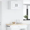 Armoire murale vidaXL blanche 60 x 31 x 40 cm en aggloméré Voir les images du produit 4