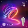 Zestaw 3x Żarówka LED EDISON E27 ST64 6W = 50W 420lm 2200K Podgląd zdjęcia produktu 9