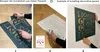 A collage of three images showing the installation process of decorative wall panels. Produktbild-Vorschau