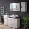 Armoire murale Vicco Irma Blanc Haute brillance 30x59cm, Voir les images du produit 4