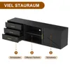 HOMAVO TV-Schrank 160 cm – Modernes Wohnzimmermöbel mit 3 Produktbild-Vorschau 3