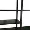 A close-up view of a black shelf unit against a white background. Anteprima dell’immagine prodotto
