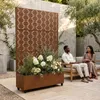 Cloison « Aaskis » avec jardinière à roulettes en acier, Voir les images du produit 4