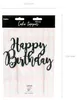 Kuchenaufsatz „Happy Birthday“, Schwarz, 22,5 cm Produktbild-Vorschau 5
